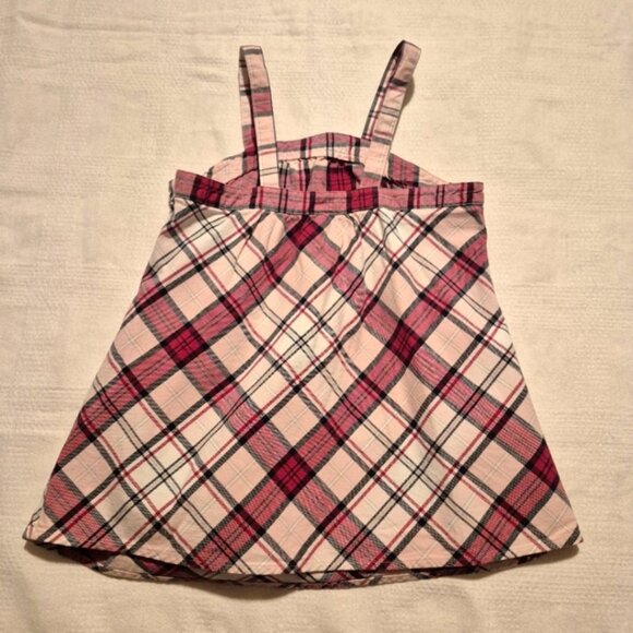 Gymboree girls size 7 tank top 2006 pink red white plaid School girl Rocks VVGUC - Picture 3 of 5